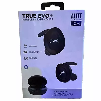 Altec True Evo Wireless In-Ear Headphones Set - Black Earphones • $15.95