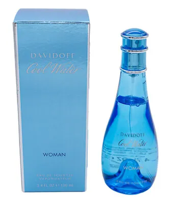 Cool Water By Davidoff EDT 3.4 Oz Perfume For Women New In Box • $25.32
