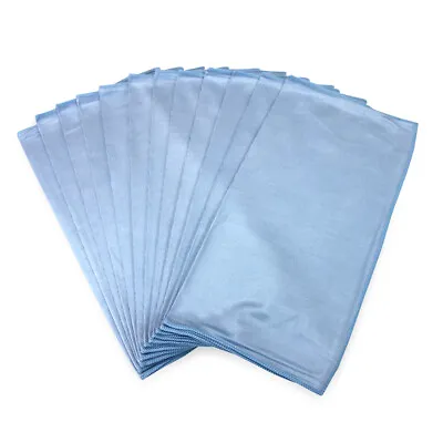 Glass Cleaning Cloths (Packs Of 12) Microfiber Lint & Streak Free 16x16 Colors • $159