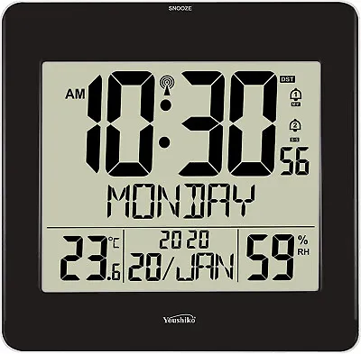 £34.99 • Buy Jumbo LCD Radio Controlled MSF Digital Wall Clock ( UK & Ireland Version )