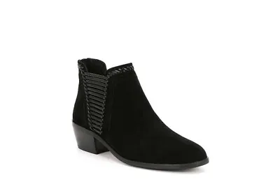 Vince Camuto Women's Suede Booties Pippsy Black • $31.99