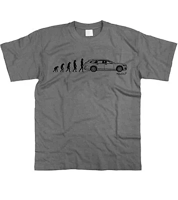 Motorholics Mens Evolution Of Man To Volvo V90 Estate T-Shirt S - 5XL • $16.15