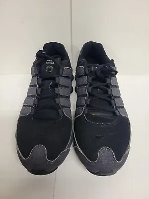 Nike Shox Running Shoes 2014 Black Charcoal Gray Rare 378341-048 Men’s Size 9 • $65