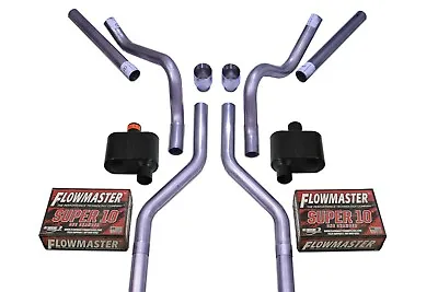 Chevy GMC C10 63-72 2.5  Dual Exhaust Kits Flowmaster Super 10 Double Wall C • $519.99
