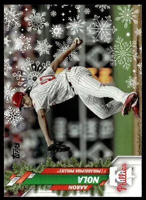 Aaron Nola 2020 Topps Holiday E10 #HW73 Philadelphia Phillies • $1.59