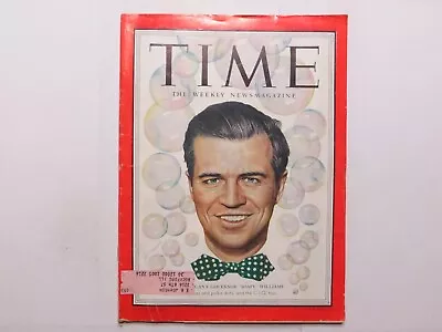 1952 September 15 Time Magazine - Michigan's Governor G. Mennen Williams N7 • $39.99