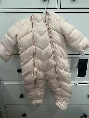 DKNY Baby Girl Pram Suit 6-9 Months  • £16