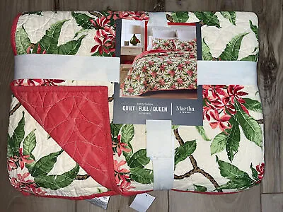 Martha Stewart Collection Tropical Grove Reversible FULL / QUEEN Quilt NEW • $70