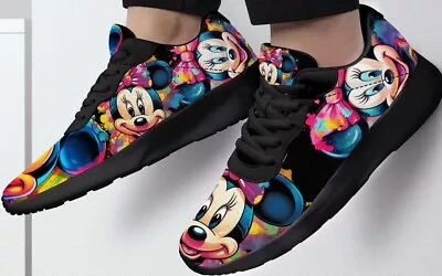 Disney Park Shoes Mickey Minnie Gift Disney Style Sneakers Air Mesh Running Shoe • $43.19