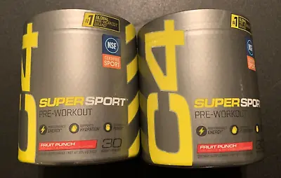 ✔ Lot Of 2  C4 Super Sport Pre-workout  FRUIT PUNCH - 2 Cans Exp 05/25 • $36.98