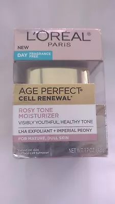 NEW L'Oreal Paris Age Perfect Cell Renewal Rosy Tone Moisturizer Day Cream 1.7oz • $17.99