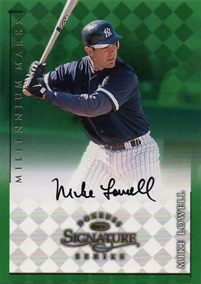 1998 Mike Lowell Donruss Signature Millennium Marks Car • $19.16