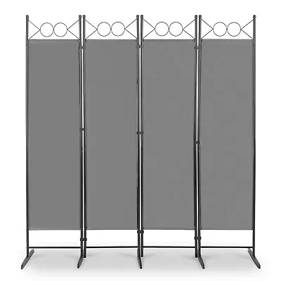 6FT Room Divider Folding Privacy Scree 4 Panel Partition For Office Home School • $36.99