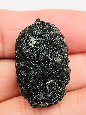 Moldavite-30CT Genuine Raw Moldavite Crystal From Czech Republic PIC Certificate • $3.25