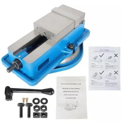 LABLT 4Inch Lockdown Vise Precision Milling Machine Bench Clamp Vice With Base • $71.62