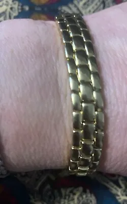 Michael Kors Panther Link Drawstring Goldtone Bracelet • $36.70