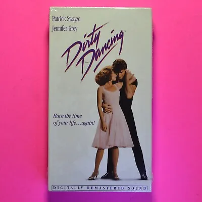 Dirty Dancing Patrick Swayze Authentic Sealed VHS 1998 NEW Video Tape • $9.99