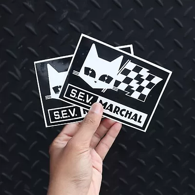 SEV Marchal Sticker Decal Cover Lamp Black 2pcs • $10