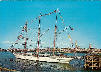 Mercator Barquentine Ship Antwerp Belgium Postcard • £2.84