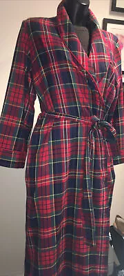 £3.20 • Buy M&S Tartan Dressing Gown Uk 12-14 Freshly Laundered & Ready To Wear