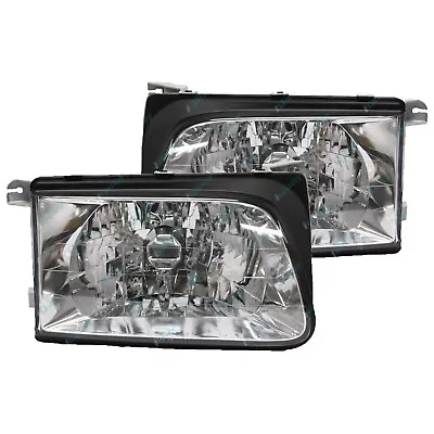 LH+RH Altezza Crystal HeadLights Pair For Holden Rodeo TF '01-'03 • $220.95