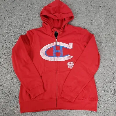 Montreal Canadians Jacket Womens Extra Large Red New With Tags XL Hoodie GIII • $17.93
