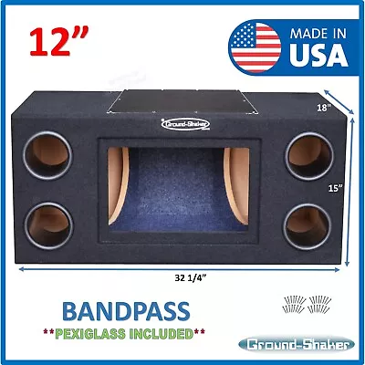 12  Bandpass Sub Box / 12  Dual Ported Subwoofer Enclosure Vented Sub Box 2 12  • $235