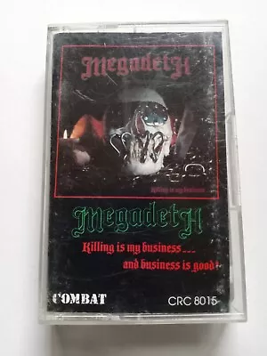 MEGADETH Killing Is My Business Cassette Tape Thrash Speed Metal Tested • $18.75