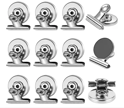 Magnetic Clips 12pcs Heavy Duty Refrigerator Magnet ClipsFridge Magnets Strong • $10.92