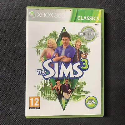 $3.95 • Buy The Sims 3 (Microsoft Xbox 360) (TESTED) (CIB)