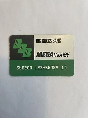 Vintage 1996 MALL MADNESS Board Game Replacement Mega Money Bank Credit Card • $4