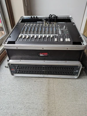 £415 • Buy Complete PA Mixer Setup- Mackie 1402-VLZ Pro,Microverb 4, DBX 231 Graphic, Gator