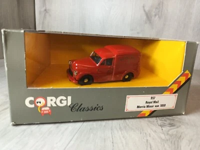 £7 • Buy Corgi Classics 957 1:43, Royal Mail Morris Minor Van 1959,  Boxed