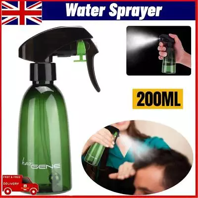 Hair Spray Bottle Mist Barber Water Sprayer Hairdressing Salon Tools 200ml UK • £7.39