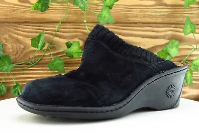 UGG Size 9 M Black Mule Shoes Leather Women • $27.71