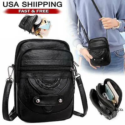 Small Cell Phone Purse Wallet Shoulder Bag Case Cross-body Pouch Handbag Women • $9.99
