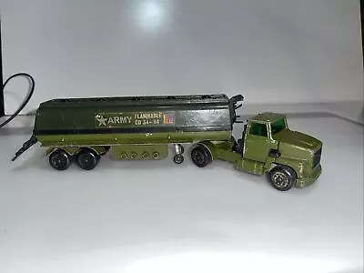 MATCHBOX BATTLE KINGS No.K-115 FORD ARTICULATED MILITARY TANKER (40a) • $49.99