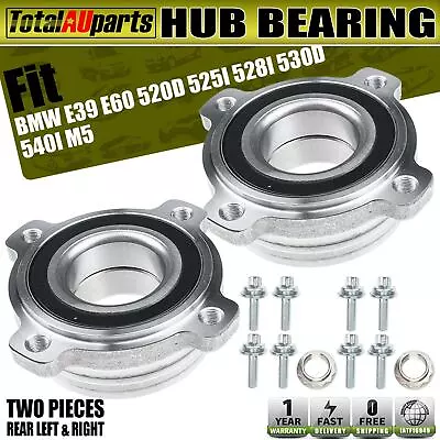 2pcs Wheel Bearing Hub Assembly Rear For BMW E39 E60 520d 545i 550i M5 95-10 M52 • $114.99