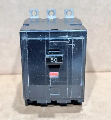 Square D QOB350 3Pole 50 Amp 120/240V Bolt On Miniature Circuit Breaker Type QOB • $34.99