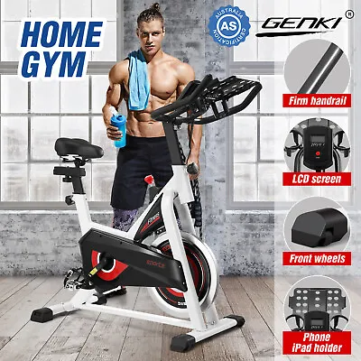 Fitness Spin Bike Stationary Bicycle Workout Indoor Cycling Home Gym Exercise • $209.95