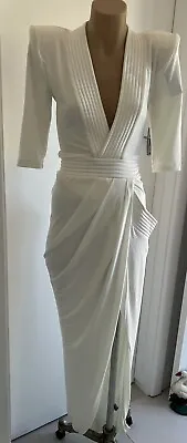 Zhivago  Bnwt RRP$796  White Bodycon Gown Size 6 • $165