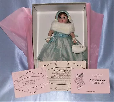 Madame Alexande 2007 Madc 11  Lissy's 1958 Party Dress Limited Edition 237/400! • $125