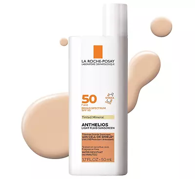 La Roche-Posay Anthelios Mineral Tinted Light Sunscreen Fluid - 1.7oz 08/2023 • $23.99