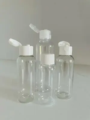 £32.95 • Buy 30ml 50ml 100ML Empty Plastic Bottles Travel Caps For Hand Gels & Lotion UK