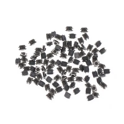 100 Pcs 3x4x2mm 4 Pin SMD Micro Momentary Push Button Tactile Switch • $4.76