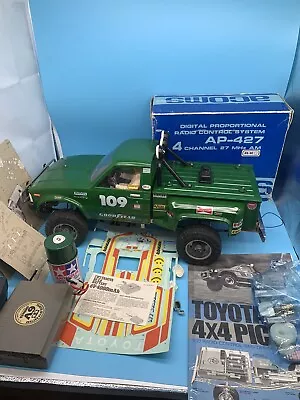 Vintage Tamiya Toyota Hilux 4wd Pick Up Truck- 58028-1/10 3 Speed + Controller. • £1900