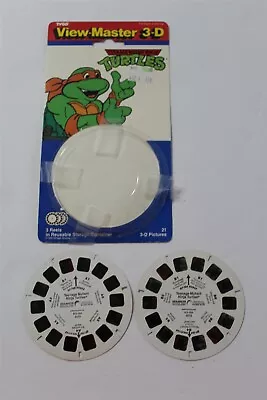 Retro Vintage 1991 View-Master Teenage Ninja Turtles 2 Reels With Package  • $4.99