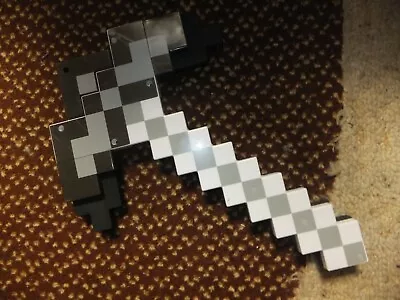 Mattel 2014 Minecraft Transforming 2 In 1 Iron Sword/Pick Axe Toy Plastic & Foam • $39.99