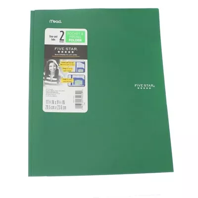 Five Star Advance Stay-Put Folder 2 Pocket • $8.57