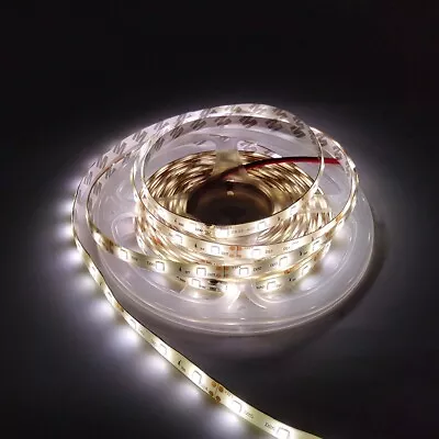 5m LED Strip Lights 12V Waterproof 5050 SMD Warm White 300 LEDs 60led/m Daylight • $8.99